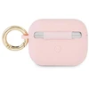 Guess GUAPSSSI AirPods Pro dėklas rožinė/rožinė Silikoninis Vintage Script