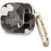 Guess GUAPUCAMG AirPods Pro dėklas juoda/juoda Camo kolekcija