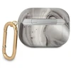 Guess GUAPUNMK AirPods Pro apsauginis dėklas, juodas/juodas, Marble kolekcija