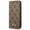 Dėklas Guess GUBKP14XHG4SHW Apple iPhone 14 Pro Max 6,7" ruda book 4G Vintage Gold Logo