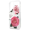 Guess GUHCN58ROSTRT Apple iPhone 11 Pro skaidrus kietas dėklas Flower Desire rožinės spalvos & baltos spalvos Rose