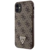 Guess GUHCN61P4TDSCPW Apple iPhone 11 / Xr 6.1″ rudos spalvos kietas dėklas Crossbody 4G Metal Logo