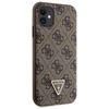 Guess GUHCN61P4TDSCPW Apple iPhone 11 / Xr 6.1″ rudos spalvos kietas dėklas Crossbody 4G Metal Logo