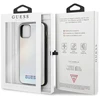 Guess dėklas iPhone 11 Pro Max GUHCN65BLD sidabrinis kietas dėklas Vaivorykštis