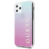 Guess dėklas, skirtas iPhone 11 Pro Max GUHCN65PCUGLPBL rožinės-mėlynos spalvos kietas dėklas Glitter Gradient