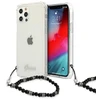 Guess GUHCP12LKPSBK iPhone 12 Pro Max 6.7" Skaidrus kietas dėklas Juodas Perlas