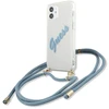 Apple iPhone 12 Mini Guess dėklas Script Vintage (GUHCP12SCRTVSBL) mėlynos spalvos