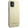 Guess GUHCP12SIGLGO Apple iPhone 12 mini 5,4″ auksinis kietas dėklas Iridescent