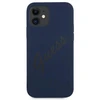 Dėklas GUESS GUHCP12SVSBL IPHONE 12 MINI 5.4 "Mėlynas/Mėlynas HARDCASE SCRIPT VINTAGE