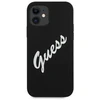 Dėklas GUESS HARDCASE GUHCP12SLSVSBW SILICONE VINTAGE IPHONE 12 MINI Juodas/Baltas