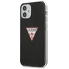 Apple iPhone 12 Mini Guess dėklas Triangle Collection (GUHCP12SPCUCTLBK) juodos spalvos