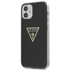 Guess GUHCP12SPCUMPTBK Apple iPhone 12 mini 5,4″ juodos spalvos kietas dėklas Metallic Collection