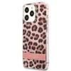 Dėklas GUESS GUHCP13LHSLEOP IPHONE 13 PRO / 13 6.1 "Rožinis / Rožinis HARDCASE LEOPARD