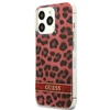 Dėklas GUESS GUHCP13LHSLEOR IPHONE 13 PRO / 13 6.1 "Raudonas / Raudonas HARDCASE LEOPARD
