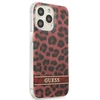 Dėklas GUESS GUHCP13LHSLEOR IPHONE 13 PRO / 13 6.1 "Raudonas / Raudonas HARDCASE LEOPARD