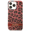 Dėklas GUESS GUHCP13LHSLEOR IPHONE 13 PRO / 13 6.1 "Raudonas / Raudonas HARDCASE LEOPARD