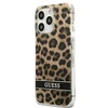 Guess GUHCP13LHSLEOW Apple iPhone 13 Pro / 13 6,1″ rudos spalvos kietas dėklas Leopard