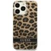 Guess GUHCP13LHSLEOW Apple iPhone 13 Pro / 13 6,1″ rudos spalvos kietas dėklas Leopard