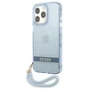 Guess GUHCP13LHTSGSB Apple iPhone 13 Pro / 13 6,1″ mėlynas kietas dėklas Translucent Stap