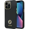 Dėklas GUESS GUHCP13LM4DGPK IPHONE 13 PRO / 13 6.1 "Juodas / Juodas HARDCASE SILICONE LOGO STRASS 4G