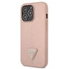 Dėklas GUESS GUHCP13LPSATLP IPHONE 13 PRO / 13 6.1 "Rožinis / Rožinis HARDCASE SAFFIANOTRIANGLE LOGO