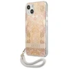 Dėklas Guess GUHCP13SHFLSD Apple iPhone 13 mini 5,4″ aukso spalvos hardcase Flower Strap