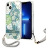 Dėklas Guess GUHCP13SHFLSN Apple iPhone 13 mini 5,4″ žalios spalvos hardcase Flower Strap
