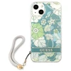 Dėklas Guess GUHCP13SHFLSN Apple iPhone 13 mini 5,4″ žalios spalvos hardcase Flower Strap