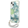 Dėklas Guess GUHCP13SHFLSN Apple iPhone 13 mini 5,4″ žalios spalvos hardcase Flower Strap