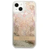 Dėklas GUESS GUHCP13SLFLSD IPHONE 13 MINI 5.4 "GOLD/GOLD HARDCASE PAISLEY LIQUID GLITTER