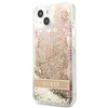Dėklas GUESS GUHCP13SLFLSD IPHONE 13 MINI 5.4 "GOLD/GOLD HARDCASE PAISLEY LIQUID GLITTER