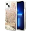 Dėklas GUESS GUHCP13SLFLSD IPHONE 13 MINI 5.4 "GOLD/GOLD HARDCASE PAISLEY LIQUID GLITTER