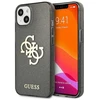 Dėklas GUESS HARDCASE 4G GUHCP13SPCUGL4GBK IPHONE 13 MINI GLITTER BIG LOGO Juodas