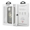 Guess GUHCP13SPCUGL4GBK iPhone 13 mini 5.4 juodos/juodos spalvos deklas Glitter 4G Big Logo