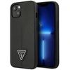 Guess GUHCP13SPSATLK Apple iPhone 13 mini 5,4″ juodos spalvos kietas dėklas SaffianoTriangle Logo