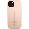 Dėklas GUESS GUHCP13SSLTGP IPHONE 13 MINI 5.4 "Rožinis/Rožinis HARDCASE SILICONE TRIANGLE