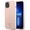 Dėklas GUESS GUHCP13SSLTGP IPHONE 13 MINI 5.4 "Rožinis/Rožinis HARDCASE SILICONE TRIANGLE