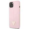 Guess GUHCP13SSLTGU Apple iPhone 13 mini 5,4″ violetinės spalvos kietas dėklas Silicone Triangle