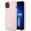 Guess GUHCP13SSLTGU Apple iPhone 13 mini 5,4″ violetinės spalvos kietas dėklas Silicone Triangle