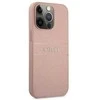 Guess GUHCP13XPSASBPI iPhone 13 Pro Max 6.7 rožinės/rožinės spalvos deklas Saffiano Stripe