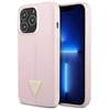Apple iPhone 13 Pro Max Guess dėklas Silicone Triangle (GUHCP13XSLTGU) violetinės spalvos
