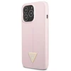 Apple iPhone 13 Pro Max Guess dėklas Silicone Triangle (GUHCP13XSLTGU) violetinės spalvos