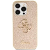 Guess GUHCP14LHG4SGD Apple iPhone 14 Pro 6.1″ auksinis kietas dėklas Glitter Script Big 4G