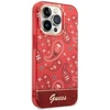 „Guess“ GUHCP14LHGBNHR iPhone 14 Pro 6.1" raudonas/raudonas kietas dėklas su „Bandana Paisley“ raštu