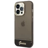 Dėklas Guess GUHCP14LHGCOK iPhone 14 Pro 6,1" juoda/juodas hardcase Translucent