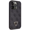 Guess GUHCP14LP4TDSCPK Apple iPhone 14 Pro 6.1″ juodos spalvos kietas dėklas Crossbody 4G Metal Logo