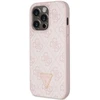 Guess GUHCP14LP4TDSCPP Apple iPhone 14 Pro 6.1″ rožinės spalvos kietas dėklas Crossbody 4G Metal Logo