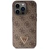 Guess GUHCP14LP4TDSCPW Apple iPhone 14 Pro 6.1″ rudos spalvos kietas dėklas Crossbody 4G Metal Logo