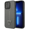 Dėklas Guess GUHCP14LPSATLG iPhone 14 Pro 6,1" sidabrinė/sidabrinis hardcase SaffianoTriangle Logo