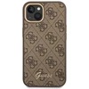 Dėklas GUESS GUHCP14MHG4SHW IPHONE 14 PLUS / 15 PLUS 6.7 "BROWN / BROWN HARD CASE 4G VINTAGE GOLD LOGO